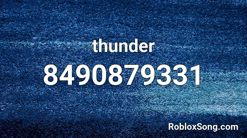 thunder Roblox ID