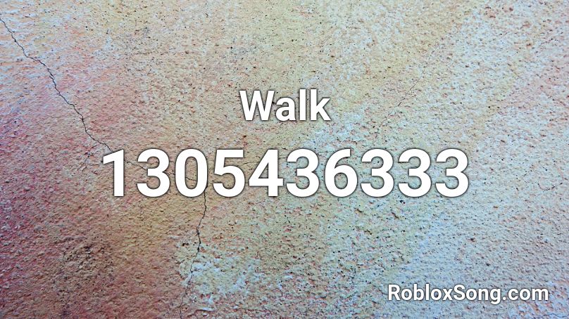 Walk Roblox ID
