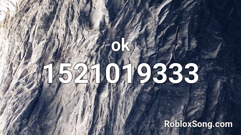 ok Roblox ID