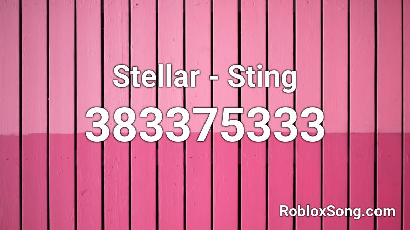 Stellar - Sting Roblox ID