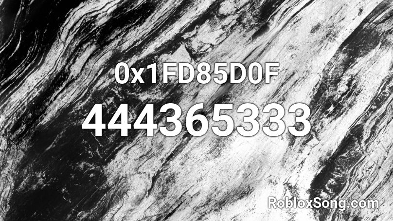 0x1FD85D0F Roblox ID