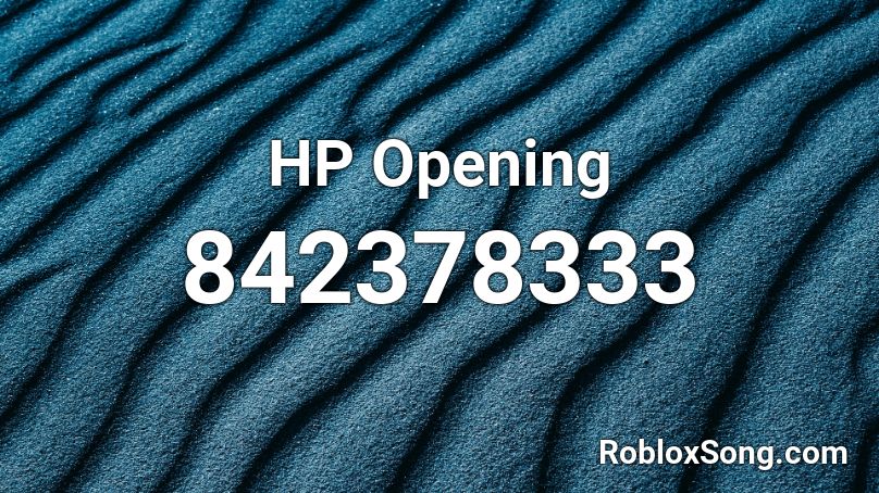 HP Opening Roblox ID