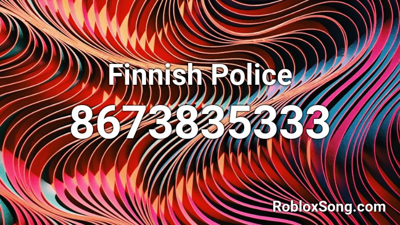 Finnish Police Roblox ID