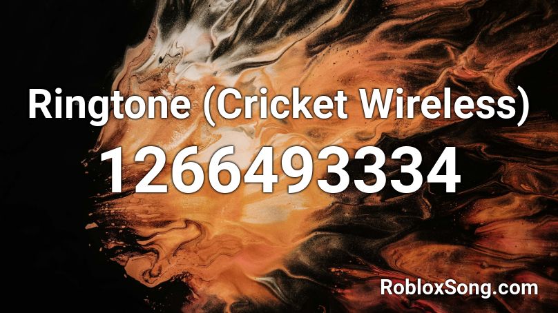Ringtone (Cricket Wireless) Roblox ID