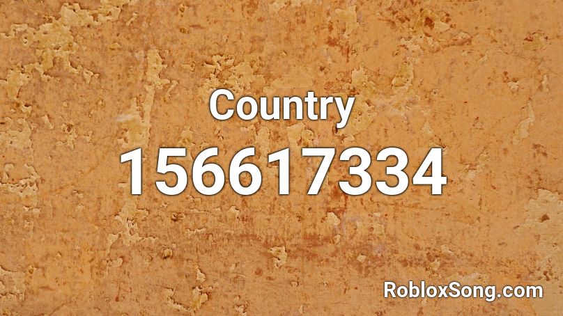 Country Roblox ID