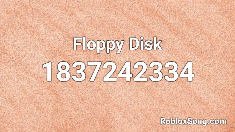 Floppy Disk Roblox ID