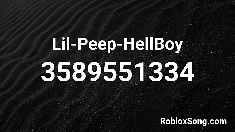 Lil-Peep-HellBoy Roblox ID