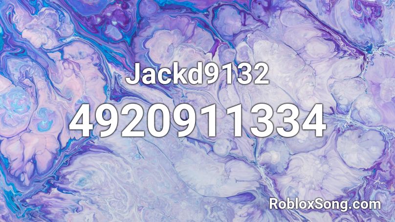 Jackd9132 Roblox ID