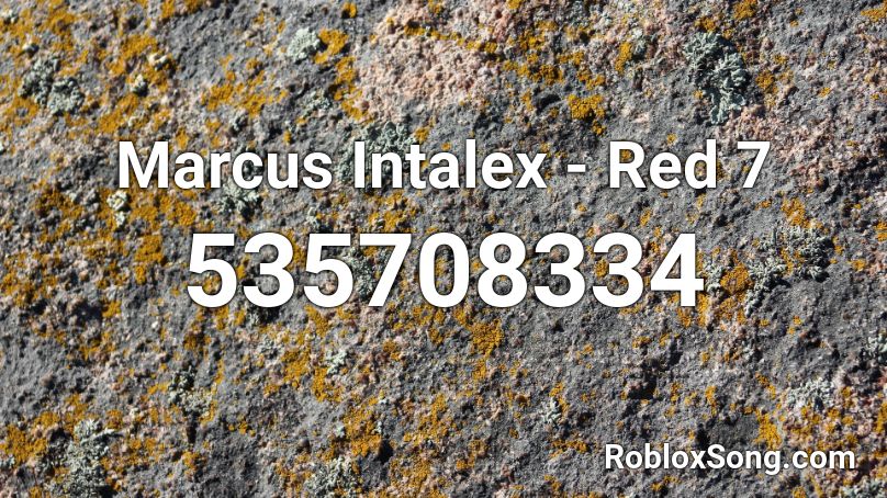 Marcus Intalex - Red 7 Roblox ID