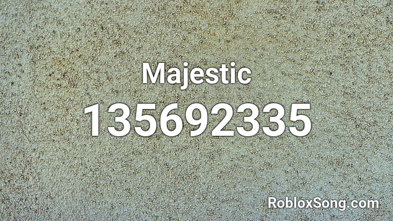 Majestic Roblox ID