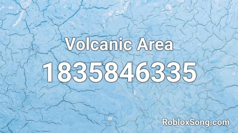 Volcanic Area Roblox ID