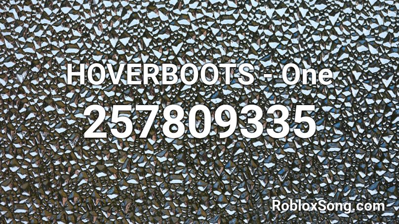 HOVERBOOTS - One Roblox ID