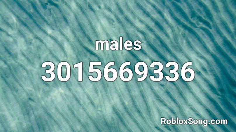 males Roblox ID