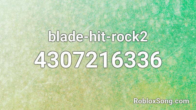 blade-hit-rock2 Roblox ID