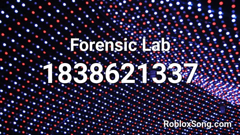 Forensic Lab Roblox ID