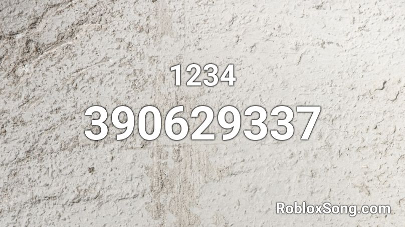 1234 Roblox ID - Roblox music codes