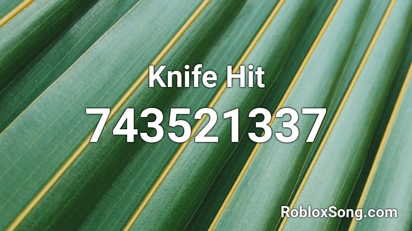 Knife Hit Roblox ID