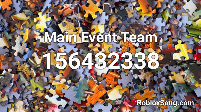 Main Event Team Roblox ID