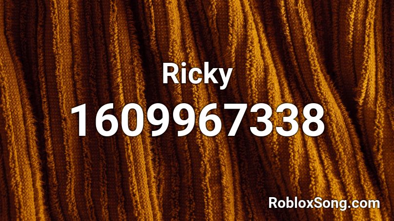 Ricky Roblox ID