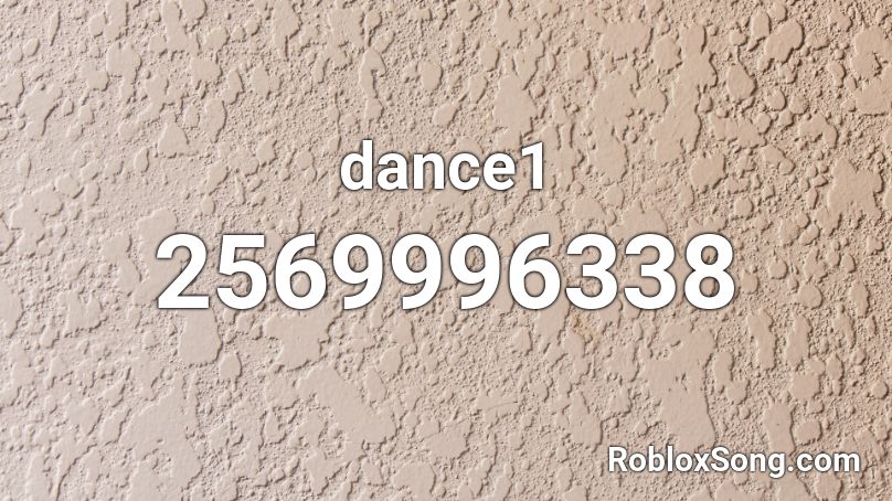 dance1 Roblox ID