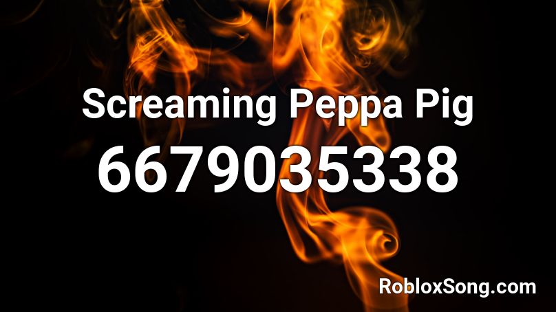 peppa pig roblox id code