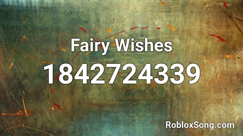 Fairy Wishes Roblox ID