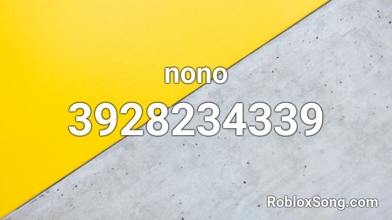 nono Roblox ID
