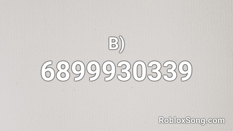 B) Roblox ID