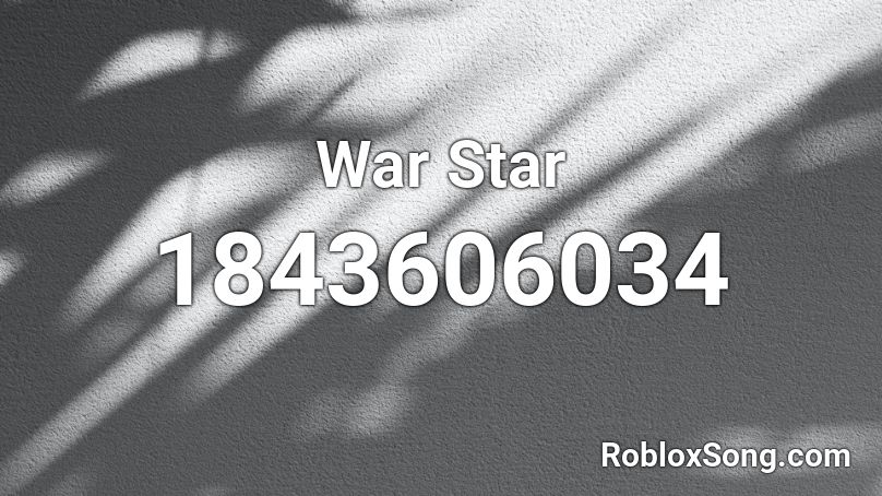 War Star Roblox ID