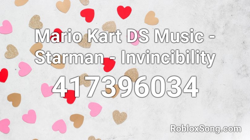 Mario Kart DS Music - Starman - Invincibility Roblox ID