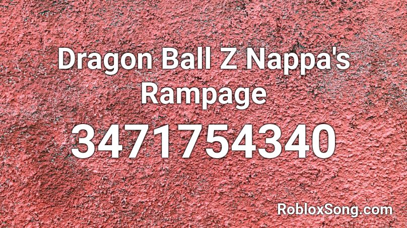 Dragon Ball Z Dead Zone Song Roblox ID