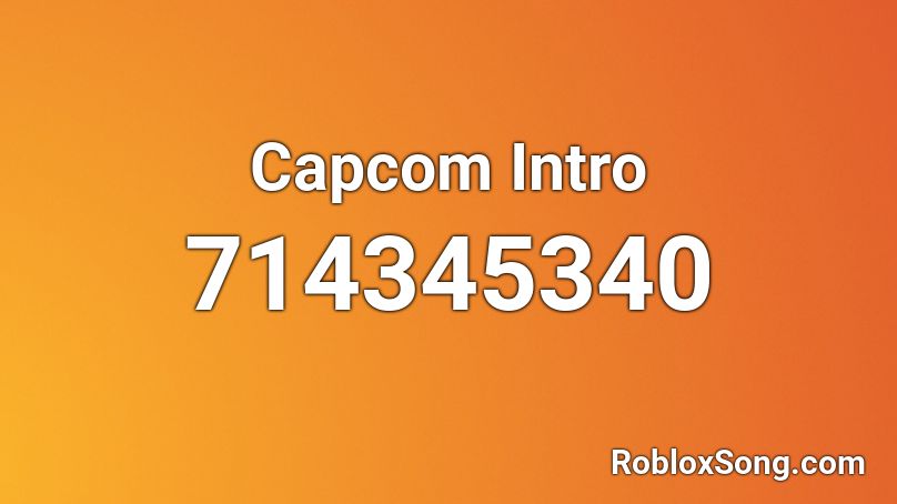 Capcom Intro Roblox ID