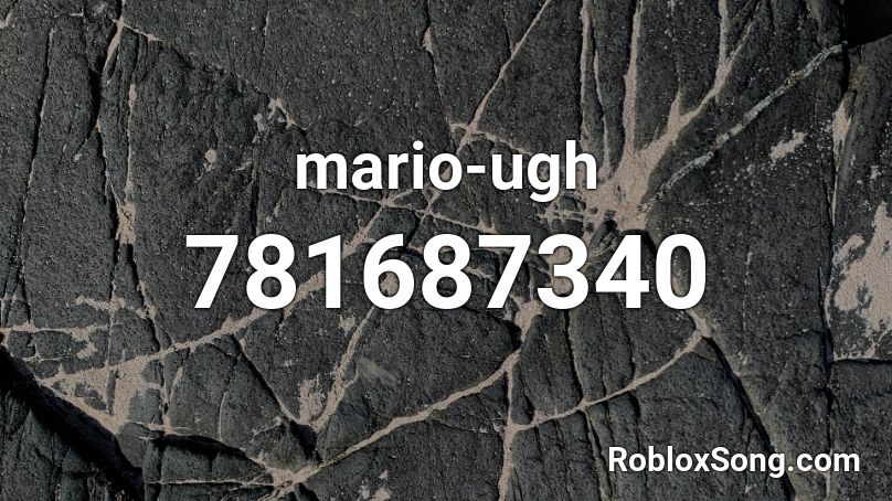 mario-ugh Roblox ID