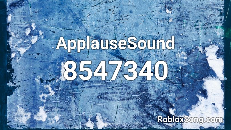 ApplauseSound Roblox ID