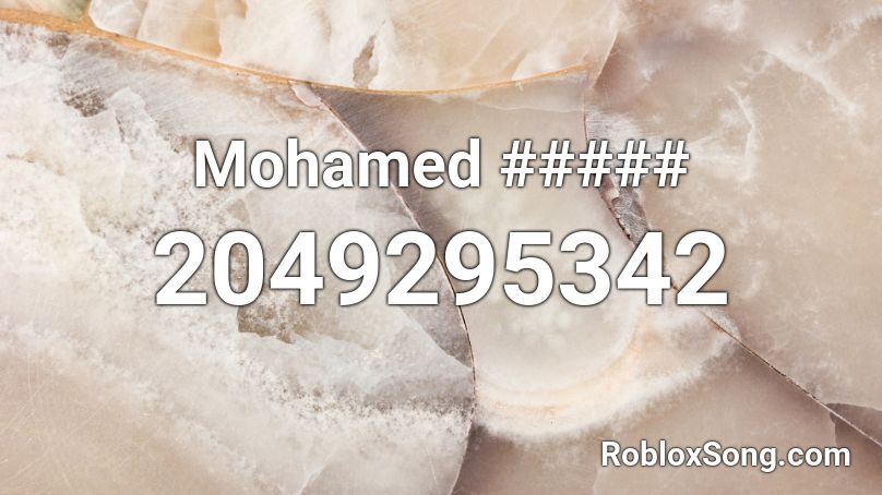 Mohamed ##### Roblox ID