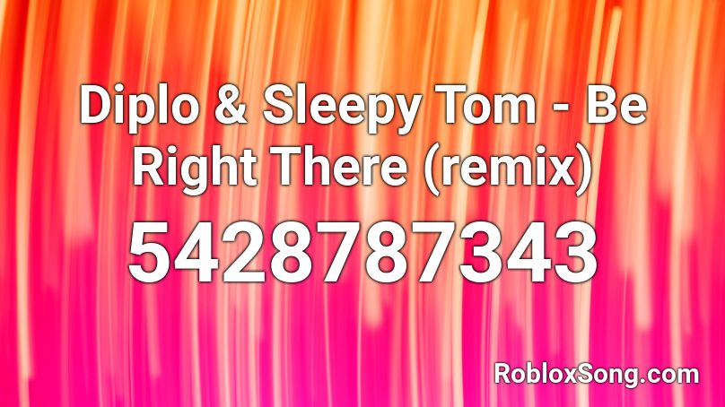 Diplo & Sleepy Tom - Be Right There (remix) Roblox ID