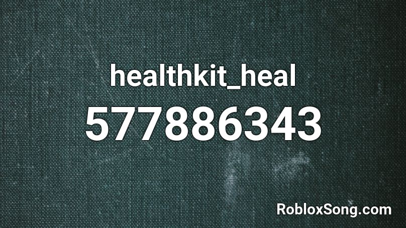 healthkit_heal Roblox ID