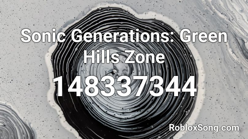 Sonic Generations: Green Hills Zone Roblox ID