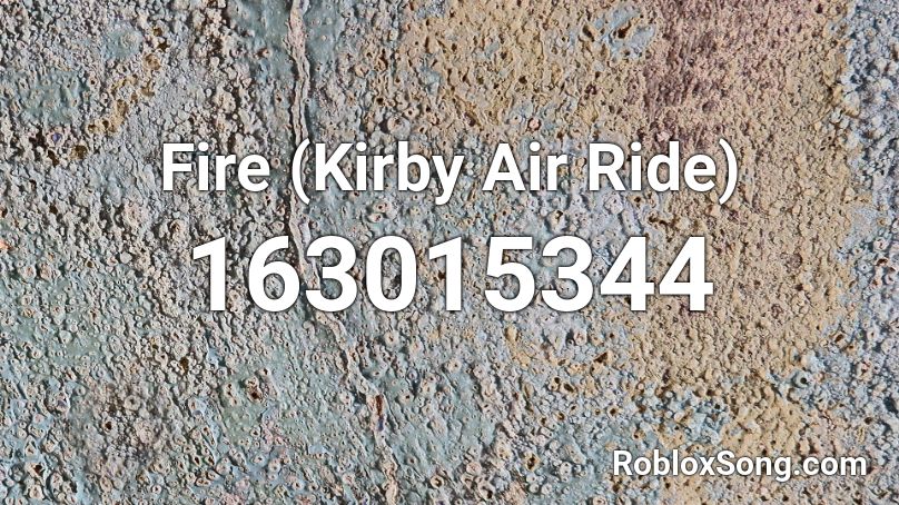 Fire (Kirby Air Ride) Roblox ID