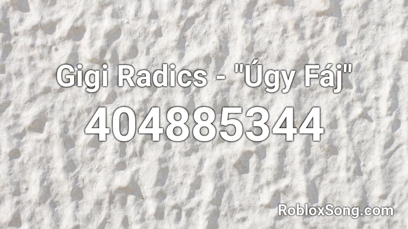 Gigi Radics - 