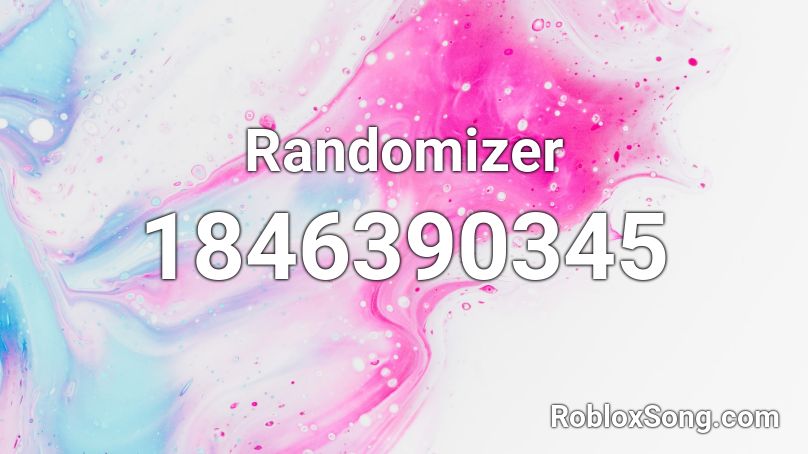 Randomizer Roblox ID