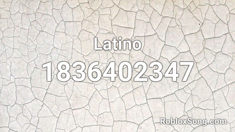 Latino Roblox ID