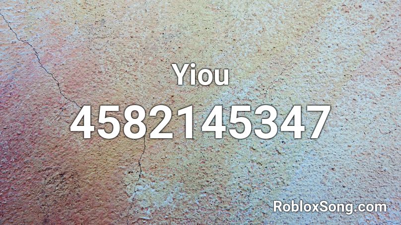 Yiou Roblox ID