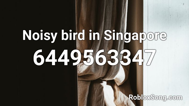 Asian Koel Bird noise noisy bird in singapore Roblox ID