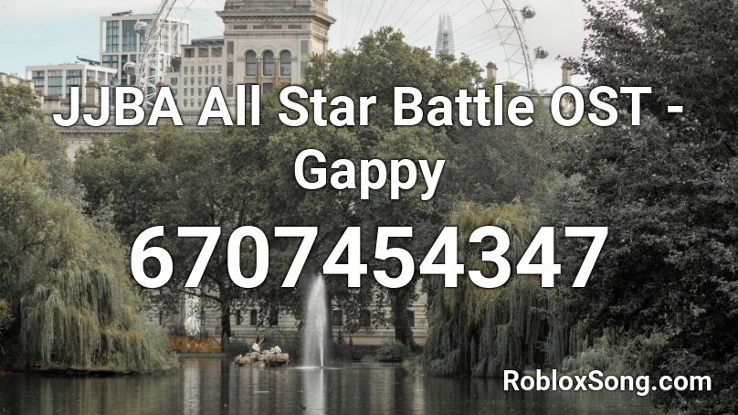 JJBA All Star Battle OST - Gappy Roblox ID