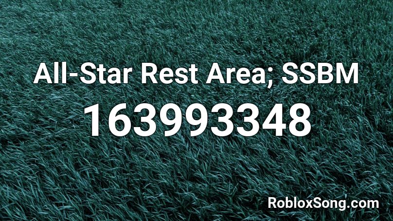 All-Star Rest Area; SSBM Roblox ID