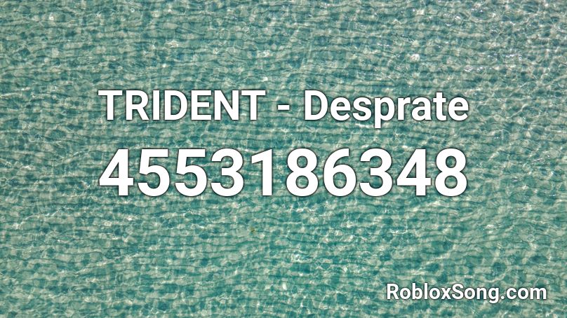 Goldn - Desprate Roblox ID