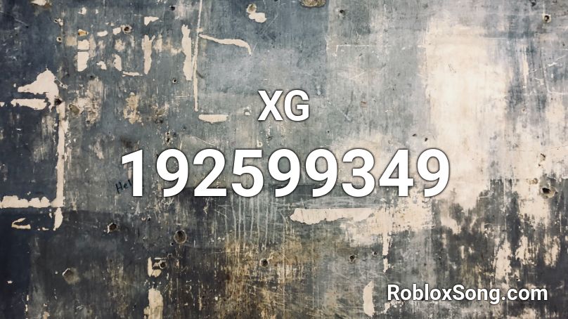 XG Roblox ID