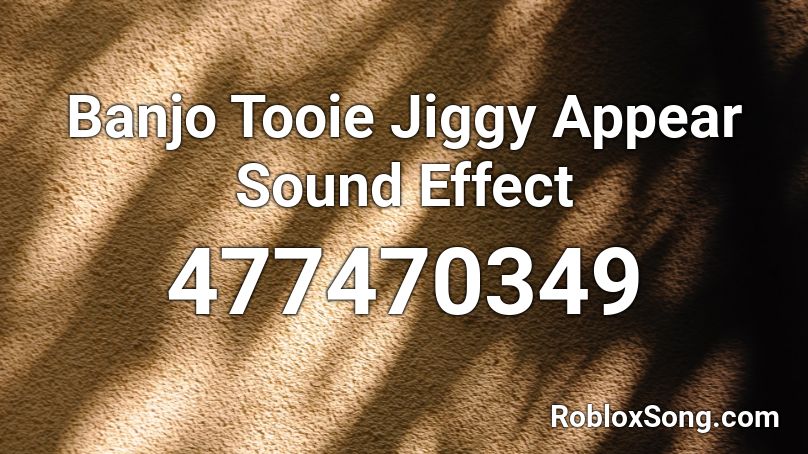 Banjo Tooie Jiggy Appear Sound Effect Roblox ID