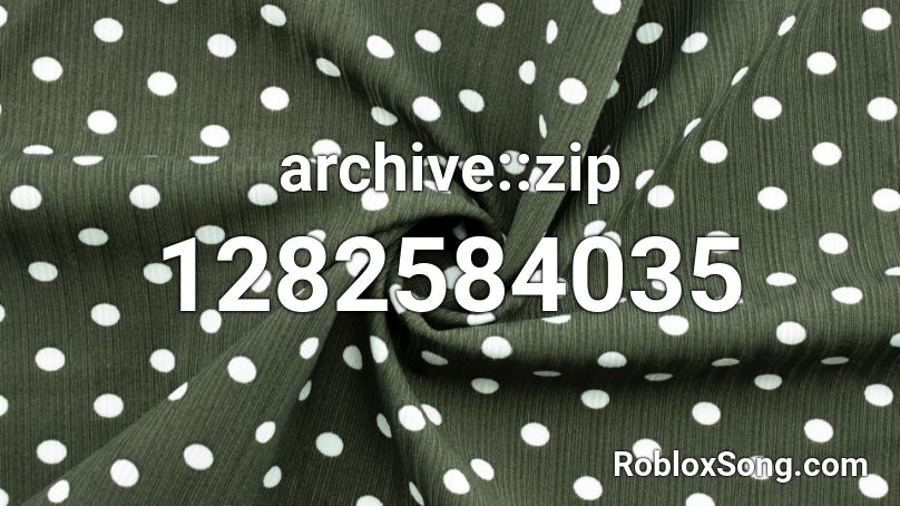 archive::zip Roblox ID